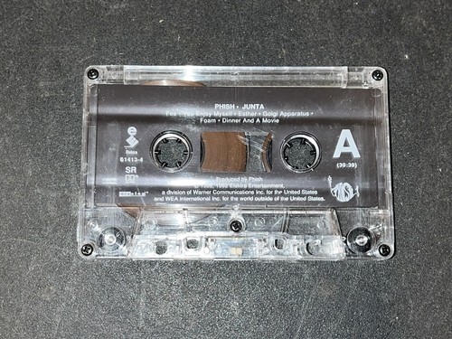 1988 PHISH JUNTA CASSETTE TAPE DOLBY IN CASE W/ INSERT ROCK ALTERNATIVE WORKS! - Picture 12 of 14