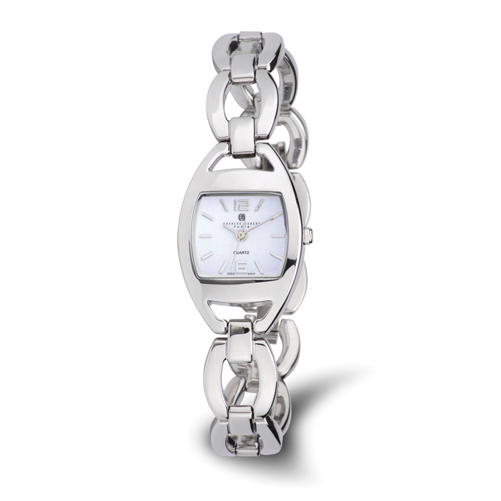 Charles Hubert Ladies Chrome Finish White Dial Quartz Watch Charles Hubert Paris: Womens White Dial Quartz Chrome Finish  main image 3
