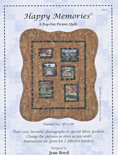 Happy Memories ~ Patrón de edredón con imagen emergente de Jean Boyd 311 - Imagen 1 de 2