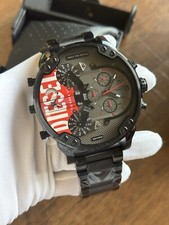 New Diesel Men's MR. DADDY 2.0 Grey-Plated Stainless Steel WATCH DZ7463