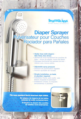 Bumkins Bum Kins Handheld Diaper Sprayer Toilet Cloth Diaper Wash Bidet Sprayer