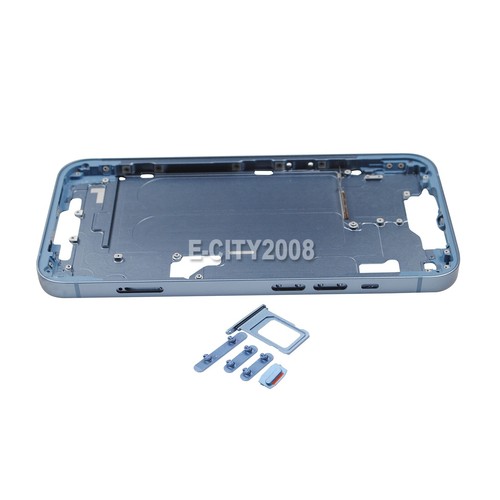 Coque cadre de remplacement sans coque arrière pour Apple iPhone 14 - Photo 12 sur 46