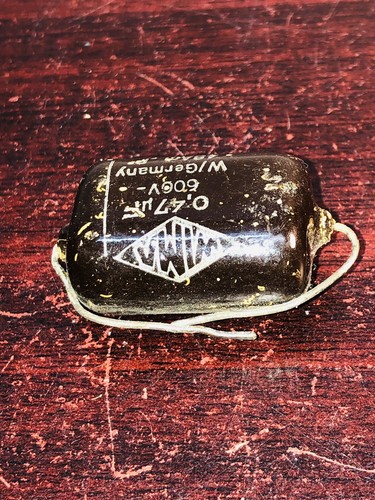 3) Condensatore Wima Germania 0,47uF Micro Farads 600V 48 Am P NOS VINTAGE - Foto 9 di 17