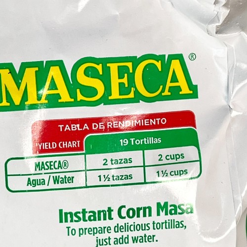 Maseca Instant Corn Masa Flour Mexican Gluten-Free Kosher Bag 4lb Sealed New - Picture 7 of 12