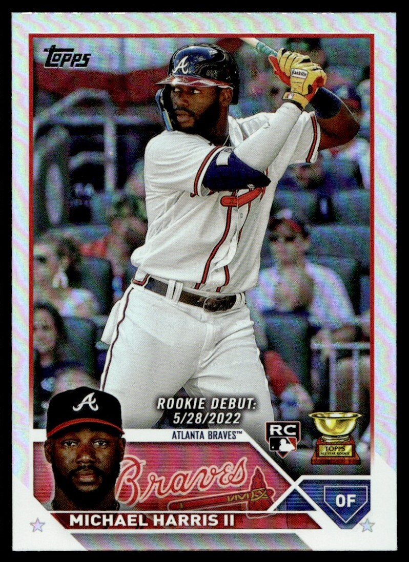 2023 Topps Update Rainbow Foil Michael Harris II RC Atlanta Braves #US225
