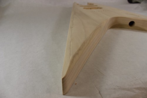 Cuerpo de guitarra UV Proline V Jem RG sin terminar - 7 cuerdas - se adapta a los cuellos RG - Imagen 4 de 5