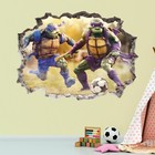 Turtles Football Player Wall Decal, Wall Sticker, Wall Tattoo, 04