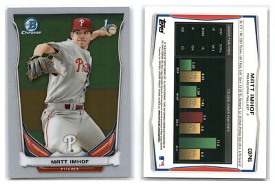 2014 Bowman Chrome Draft #CDP45 Matt Imhof - Philadelphia Phillies