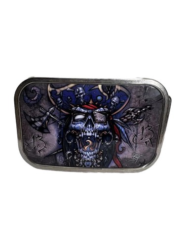Tattoo Johnny Men haunted rockabilly LICENSED pirate Belt Buckle,Y2K| 4inX2.5in - Picture 2 of 9