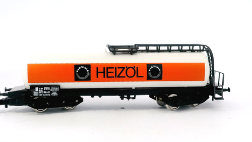 Märklín Mini-Club Klockner HEIZOL Tank Car Rail Train Car Z Marklin - Picture 7 of 8