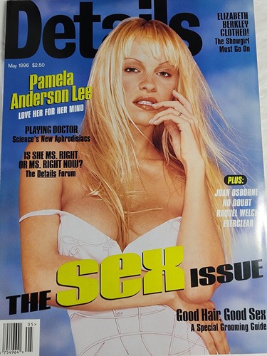 Details Magazine May 1996 Pamela Anderson Cover The Sex Issue No Doubt Vintage - Picture 2 of 7