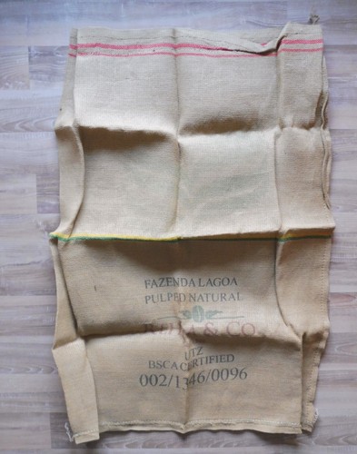 Kaffeesack Rehm & Co. Jute Cafe Do Brasil Groß H 100cm B 70cm - Bild 3 von 5