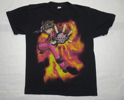 Dan Kuso Bakugan Battle Brawlers T Shirt Youth Size Medium Black Japanese Anime