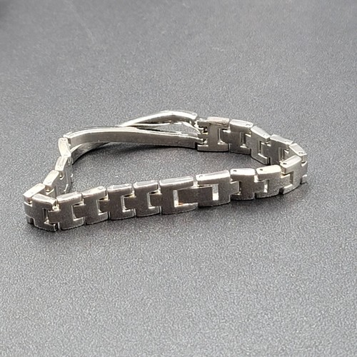 Pulsera de acero inoxidable cristal estrás damas mujeres 7" - Imagen 6 de 10