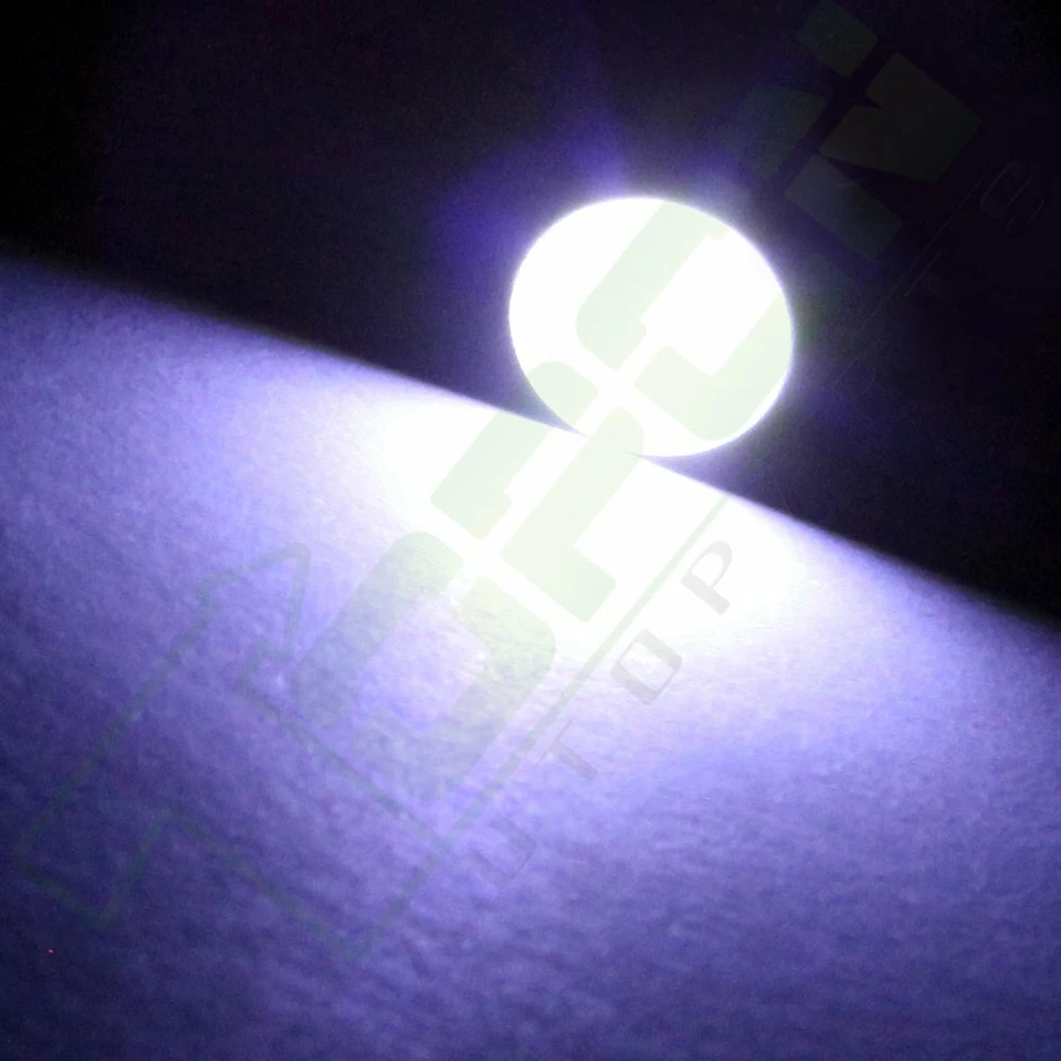 10x Instrument Cluster Speedometer LED Light Bulbs High Power White T5 For Ford - Imagem 2 de 4