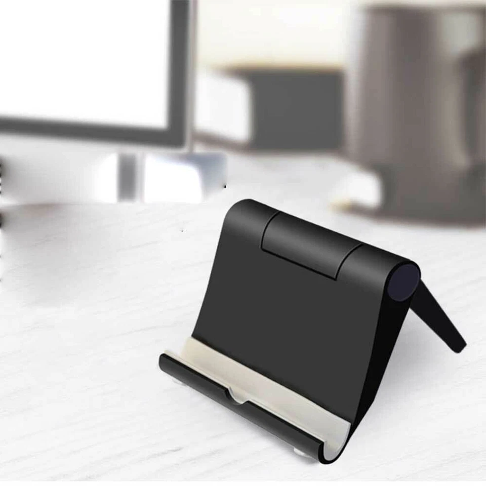 3 Universal Foldable Desktop Desk Stand Holder Mount For Cell iPhone Tablet iPad - Image 4 of 4