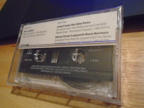 SEALED RARE PROMO Windham Hill Jazz CASSETTE TAPE new age Jodie Foster V D Parks - Picture 2 of 2