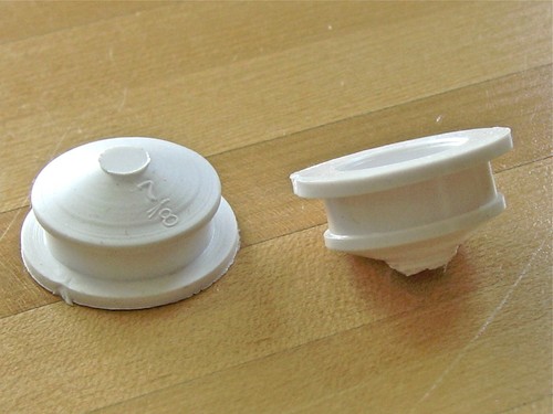 NEU Ersatz 7/8" Salz & Pfefferstreuer Gummistopfen Stopfen Set (2) weiß