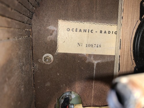 1954 Oceanic Surcouf Art Déco Radio - Photo 12/12