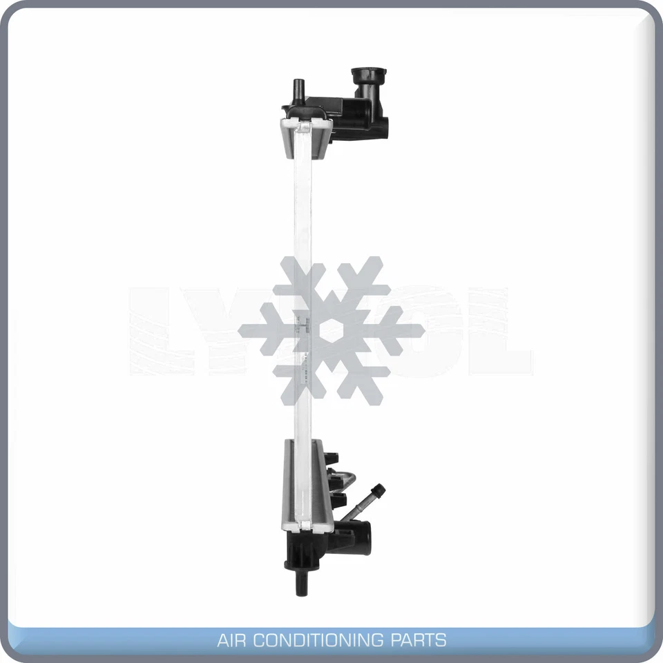 Radiador para Hyundai Accent 2006 2007 2008 2009 2010 2011 1,6 L automático Foto 4 de 4