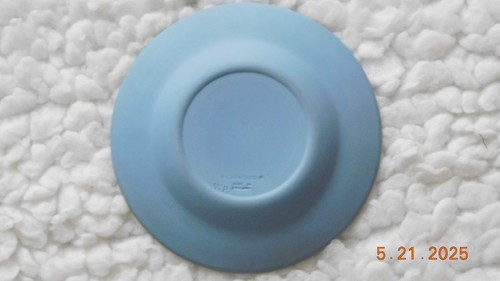 Wedgwood Jasper Round Dish Tray England Pale Blue 4 1/2" 2489 - Picture 4 of 5