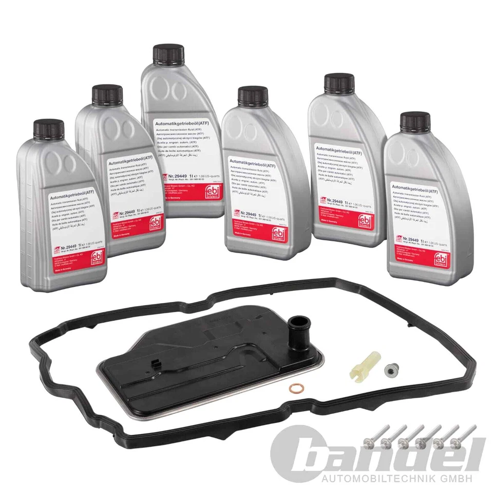 FEBI Kit Di Cambio Olio Automatico Per 7 Marce Adatto Per MERCEDES Classe C W204 - Immagine 2 di 4