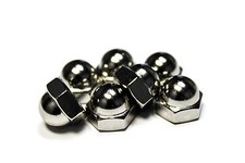 (1000) 5/16"-18 ACORN NUT (CAP NUT) NICKEL PLATED
