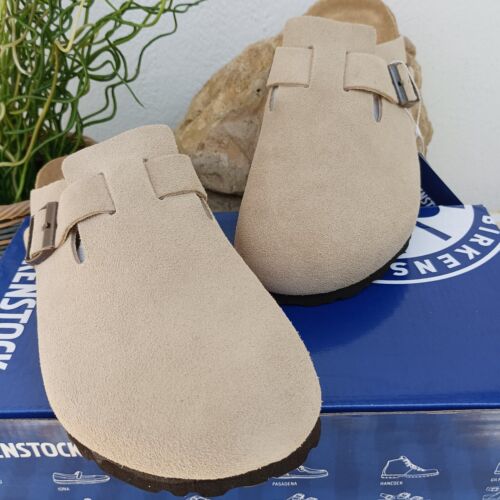 Birkenstock Boston Sandals Suede various colors New Slippers from 36 to 44 EU - Afbeelding 7 van 24