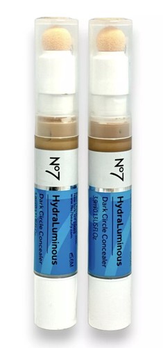 No7 Concealer Shade 3 Dark Circle HydraLuminous 0.13oz (2x) New Sponge top F/S - Picture 6 of 6