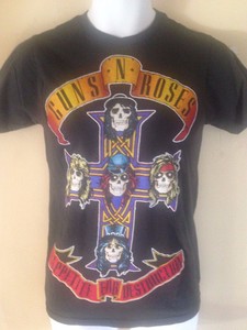 GUNS-N-ROSES-APPETITE-FOR-DESTRUCTION-BRAVADO-OFFICIAL-SMALL-T-SHIRT-ROCK-METAL