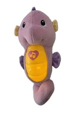 Fisher Price Ocean Wonders Soothe Glow Pink Seahorse Musical Infant Plush