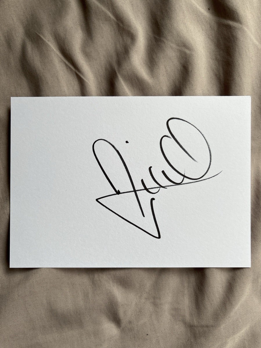 Niall Horan Genuine Autograph, Signed In Person, 6x4 White Card | eBay