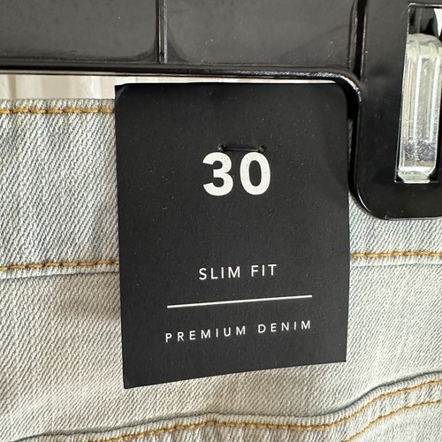 Men’s Fashion Nova Slim Fit Casual Jeans Fit Size 30 Light Color New With Tags - Picture 5 of 23