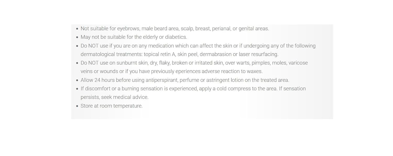 Hypoallergenic Facial Wax Strips for All Skin Types - Effective Hair Removal Kit