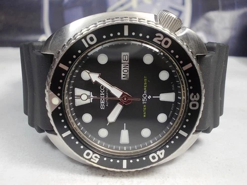 VINTAGE SEIKO DIVER 6309-7040 PROFESSIONALLY RESTORED CLASSIC TURTL WATCH 360193