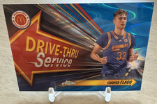Cooper Flagg - 2024 Topps Chrome McDonald's Drive-Thru Service BLUE RAYWAVE SP