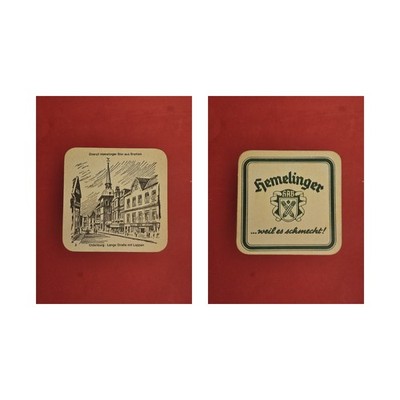 Hemelinger Lange Straße mit Lappan Brauerei Bierdeckel Bier