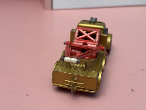 Matchbox Super Kings Scammel Heavy Wreck Truck K2 Esso Gold 1969 Made in England - Picture 5 of 6