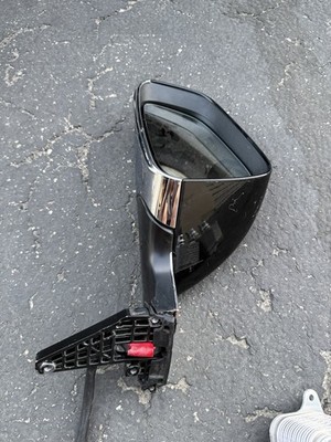 16-20 OEM Tesla Model X Left Driver Side Exterior View Mirror Cover Black