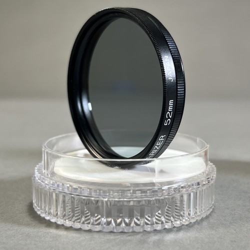 Vintage Rokunar Polarizer Circular Lens Filter 52mm Japan Orig Box - Picture 2 of 8