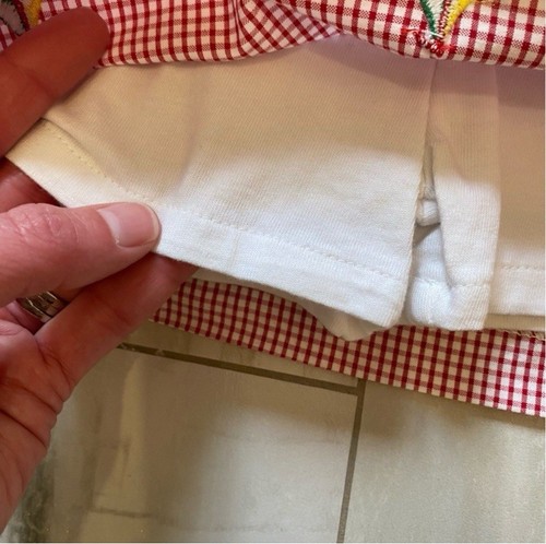 New! Monday’s Child Red Gingham Skort With Sailboat Embroidery, Girls Size 4 - Picture 8 of 11
