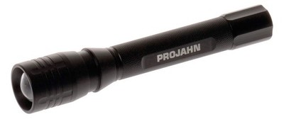 PROJAHN Power-LED Taschenlampe PJ120 aus Alu 120 Lumen IP54 mit Batterien 2xAA