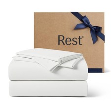 REST® Evercool®+ Cooling Sheet Set, King Size, Arctic White, Breathabl