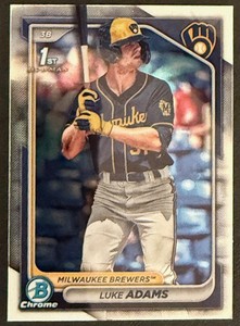 2024 Bowman #BCP-50 Luke Adams Chrome Prospects