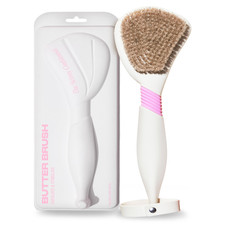 Dry Brushing Body Brush - Natural Boar Bristle Body