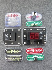 Lot of 9 Elenco Snap Circuits Parts U22 U29 Battery B1 Q4 LED D8 D1 S1 S2 M1
