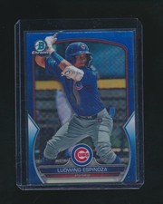 LUDWING ESPINOZA 2023 BOWMAN CHROME BLUE REFRACTOR 118/150 #BDC-117