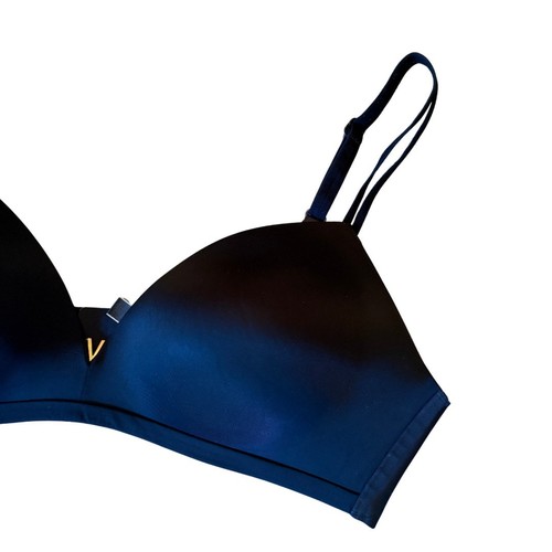 Victoria’s Secret 38C No Wire Bra Black Gold V Padded Lightly Lined Adjustable - Picture 7 of 7