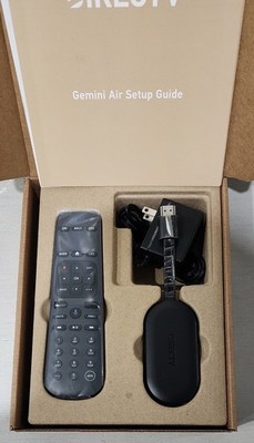 DIRECTV Gemini Air Streaming Device 4K Model P21KW-500 Wth AC Adapter and Remote