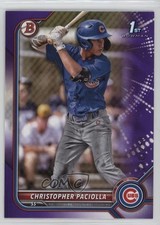 2022 Bowman Draft Purple 230/250 Christopher Paciolla #BD-185 0tk7